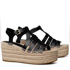 Tory Burch Fisherman Espadrille Sandals.